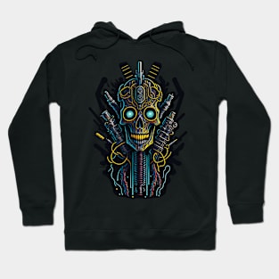 Cyborg Heads S03 D56 Hoodie